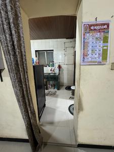 Kitchen Image of 269 Sq.ft 1 RK Independent House for rent in Kopar Khairane Navi Mumbai for Rs. 16500
