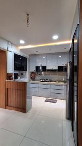 Kitchen Image of 1200 Sq.ft 3 BHK Apartment / Flat for sale in Savya Skyz 2, Motera Ahmedabad for Rs. 15000000