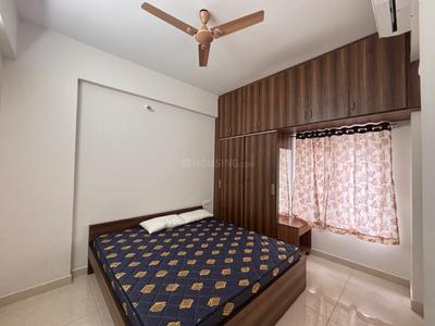 Bedroom Image of 650 Sq.ft 1 BHK Apartment / Flat for rent in Domlur Layout Bengaluru for Rs. 55000
