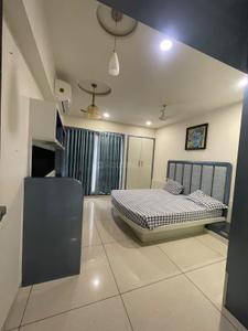 Bedroom Image of 1500 Sq.ft 3 BHK Apartment / Flat for rent in Ladani Garden City B Lotus, Hari Nagar Rajkot for Rs. 55000