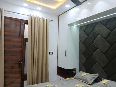 Bedroom Two Image of 600 Sq.ft 2 BHK Builder Floor for rent in Matiala New Delhi for Rs. 25000