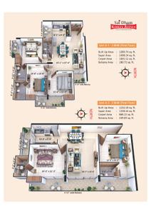 Image of 800 Sq.ft 2 BHK Apartment / Flat for sale in Saidham Kohlis Avenue, Mira Patti, Allahabad for Rs. 5811313