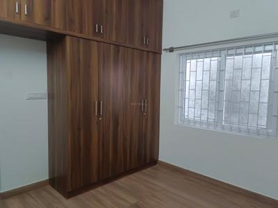 Bedroom Image of 850 Sq.ft 2 BHK Builder Floor for rent in Thanisandra Bengaluru for Rs. 20000