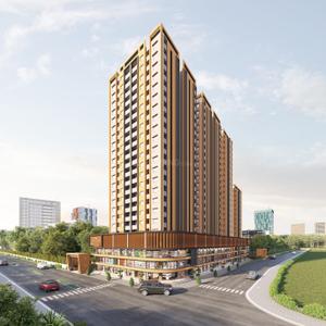 Image of 1195 Sq.ft 2 BHK Apartment / Flat for sale in Vraj Central Vista, Indira Nagar, Nashik for Rs. 6540000