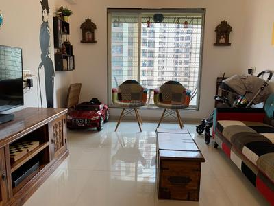 Hall Image of 550 Sq.ft 1 BHK Apartment / Flat for rent in Cosmos Orchid, Kasarvadavali Thane for Rs. 28000