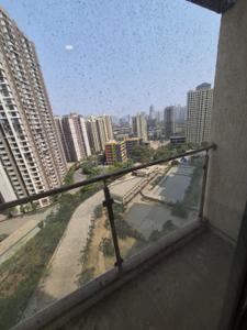 Balcony Image of 800 Sq.ft 2 BHK Apartment / Flat for rent in Risland The Icon, Thane West Thane for Rs. 35000