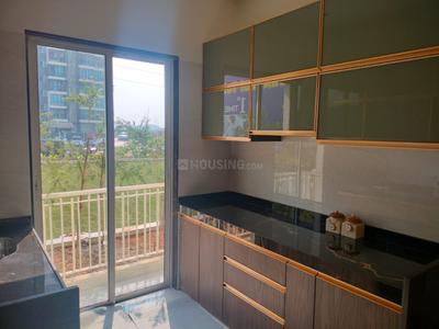 Kitchen Image of 815 Sq.ft 3 BHK Apartment / Flat for sale in JSB Nakshatra Veda Wing H And I, Vasai East Vasai for Rs. 7990000