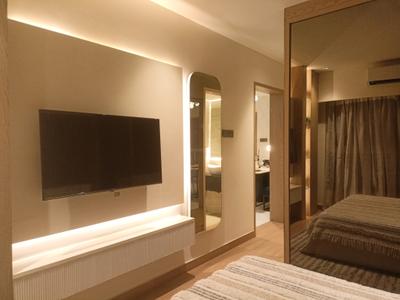 Bedroom Image of 680 Sq.ft 2 BHK Apartment / Flat for rent in Vaibhavlaxmi Eastern Groves Phase 2, Vikhroli East Mumbai for Rs. 45000