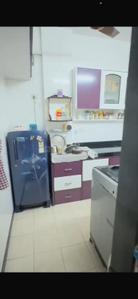 Kitchen Image of 600 Sq.ft 1 BHK Apartment / Flat for rent in Vashi Navi Mumbai for Rs. 35000