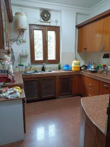 Kitchen Image of 1500 Sq.ft 3 BHK Builder Floor for sale in Malviya Nagar New Delhi for Rs. 32500000