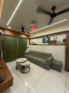Hall Image of 1650 Sq.ft 3 BHK Apartment / Flat for rent in Adani Amogha, Shantigram Ahmedabad for Rs. 45000