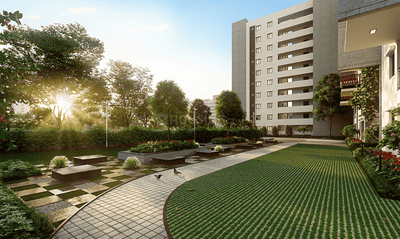 Image of 1145 Sq.ft 2 BHK Apartment / Flat for sale in Hallmark Sunnyside, Manchirevula, Hyderabad for Rs. 9000000