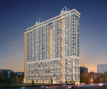 Image of 1210 Sq.ft 3 BHK Apartment / Flat for sale in Kings Tower, Byculla, Mumbai for Rs. 42500000