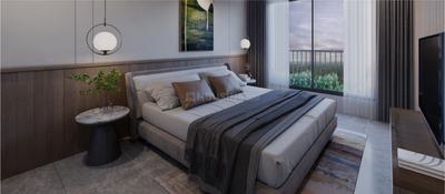 Bedroom Image of 1230 Sq.ft 2 BHK Apartment / Flat for sale in South Bopal Ahmedabad for Rs. 5450000