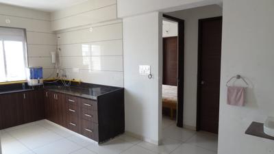 Kitchen Image of 992 Sq.ft 2 BHK Apartment / Flat for sale in Shyamal Sky Life, Mota Mava Rajkot for Rs. 3680000