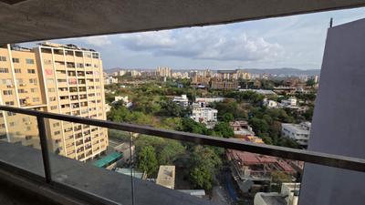 Balcony Image of 1000 Sq.ft 2 BHK Apartment / Flat for rent in Vertical Alcinia, Mohammed Wadi Pune for Rs. 22000