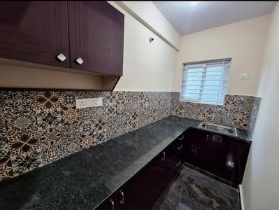 Kitchen Image of 510 Sq.ft 1 BHK Builder Floor for rent in Devarachikkana Halli Bengaluru for Rs. 17000
