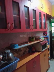 Kitchen Image of 750 Sq.ft 1.5 BHK Apartment / Flat for rent in Kaushambi Ghaziabad for Rs. 25000