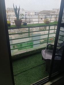 Balcony Image of 1200 Sq.ft 2 BHK Apartment / Flat for sale in Pragati Tulsi Heights, Sayajiganj Vadodara for Rs. 2820660