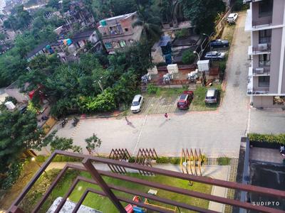 Balcony Image of 1266 Sq.ft 3 BHK Apartment / Flat for sale in Shrachi Greenwood Nest, New Town Kolkata for Rs. 12500000