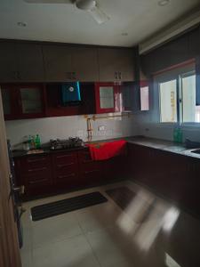 Kitchen Image of 1450 Sq.ft 3 BHK Apartment / Flat for rent in Trident Galaxy, Kalinga Nagar Bhubaneswar for Rs. 60000