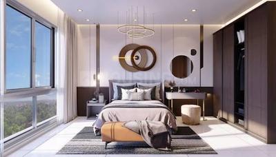 Bedroom Image of 973 Sq.ft 2 BHK Apartment / Flat for sale in Kumar Purab A3 Building, Magarpatta City Pune for Rs. 8500000