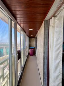 Balcony Image of 1450 Sq.ft 3 BHK Apartment / Flat for rent in Paradise Sai World City, Panvel Navi Mumbai for Rs. 40000