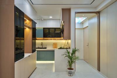 Kitchen Image of 968 Sq.ft 2 BHK Apartment / Flat for sale in Amanora Gold Towers, Hadapsar Pune for Rs. 13300000