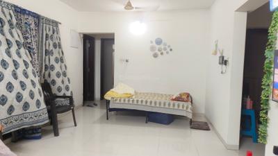 Living Room Image of 680 Sq.ft 1 BHK Apartment / Flat for rent in Long Island, Charholi Budruk Pune for Rs. 18500