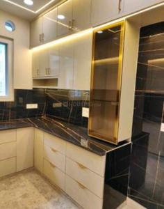 Kitchen Image of 1050 Sq.ft 3 BHK Builder Floor for rent in Sector 3 Rohini New Delhi for Rs. 42000