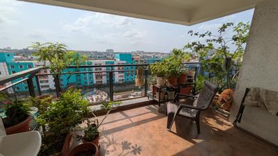Balcony Image of 1750 Sq.ft 3 BHK Apartment / Flat for rent in Miyapur Hyderabad for Rs. 50000
