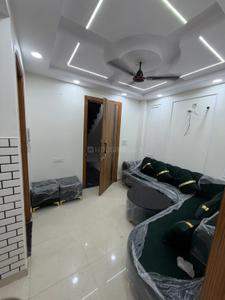 Living Room Image of 450 Sq.ft 1 BHK Builder Floor for rent in Matiala New Delhi for Rs. 16000