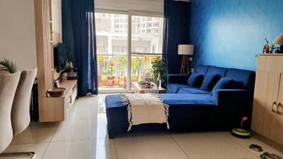 Bedroom Image of 1400 Sq.ft 3 BHK Apartment / Flat for rent in SNN Raj Greenbay, Doddanagamangala Bengaluru for Rs. 70000