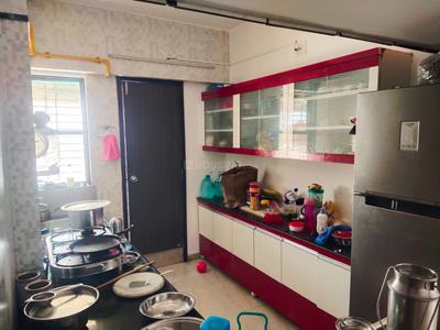 Kitchen Image of 1017 Sq.ft 2 BHK Penthouse for sale in  Swaminarayan Castle 1 2, Nirnay Nagar Ahmedabad for Rs. 7200000