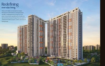 Image of 850 Sq.ft 2 BHK Apartment / Flat for sale in Balaji Oriana World, Tathawade, Pune for Rs. 9500000