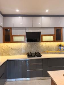 Kitchen Image of 1600 Sq.ft 3 BHK Apartment / Flat for rent in Omaxe The Palace, Gomti Nagar Lucknow for Rs. 60000