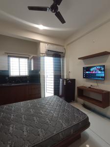 Bedroom Image of 395 Sq.ft 1 RK Studio for rent in Scheme No 114 Indore for Rs. 15999