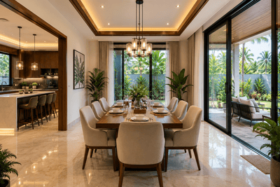Kitchen Image of 2000 Sq.ft 3 BHK Independent House for sale in Kuttanellur Thrissur for Rs. 11800000