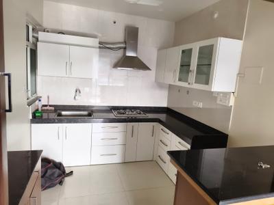 Kitchen Image of 600 Sq.ft 1 BHK Apartment / Flat for rent in Paranjape Pebbles, Bhugaon Pune for Rs. 23500