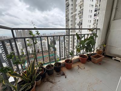 Balcony Image of 1000 Sq.ft 2 BHK Apartment / Flat for rent in Godrej Infinity, Mundhwa Pune for Rs. 33000