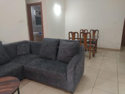 Living Room Image of 1100 Sq.ft 2.5 BHK Apartment / Flat for rent in Bhartiya Nikoo Homes, Navarathna Agrahara Bengaluru for Rs. 50000