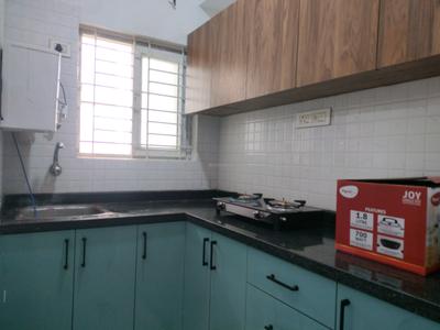 Kitchen Image of 450 Sq.ft 1 BHK Apartment / Flat for rent in Marathahalli Bengaluru for Rs. 24000