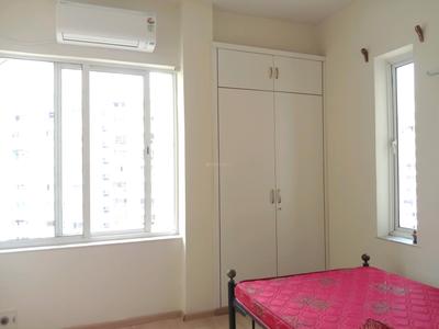 Bedroom Image of 1925 Sq.ft 3 BHK Apartment / Flat for rent in Unitech Uniworld City, New Town Kolkata for Rs. 60000