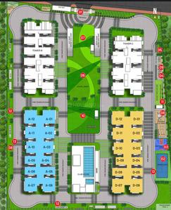 Image of 1367 Sq.ft 2 BHK Apartment / Flat for sale in Indis Viva City, Kondapur, Hyderabad for Rs. 12100000