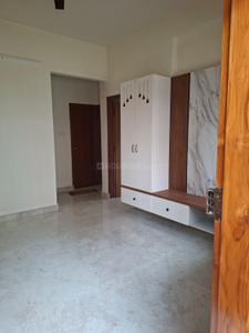 Bedroom Image of 1100 Sq.ft 2 BHK Independent House for rent in Bhoo Shresta, NRI Layout Bengaluru for Rs. 25000