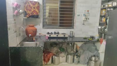 Kitchen Image of 603 Sq.ft 2 BHK Apartment / Flat for sale in Bhakti Elegance, Thakkarbapa Nagar Ahmedabad for Rs. 4900000