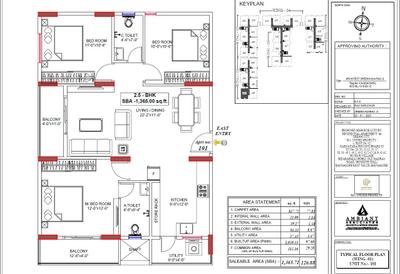 Image of 1365 Sq.ft 2.5 BHK Apartment / Flat for sale in United Dream City, Whitefield, Bengaluru for Rs. 13650000