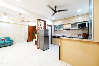Kitchen Image of 1413 Sq.ft 2 BHK Apartment / Flat for sale in Samved Green Valley, Sargasan Gandhinagar for Rs. 7700000