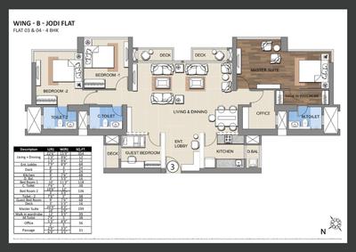 Image of 585 Sq.ft 2 BHK Apartment / Flat for sale in Sheth Montana Phase 4, Mulund West, Mumbai for Rs. 10900000