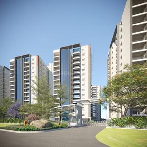 Image of 2170 Sq.ft 3 BHK Apartment / Flat for sale in EIPL Cornerstone, Puppalaguda, Hyderabad for Rs. 20615000